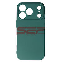Accesorii GSM - : Toc silicon High Copy Apple iPhone 18 Pro Midnight Green