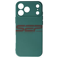 Accesorii GSM - : Toc silicon High Copy Apple iPhone 18 Pro Max Midnight Green