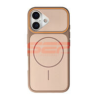 Accesorii GSM - Toc TPU+PC MagSafe Dual Layer: Toc TPU+PC MagSafe Dual Layer Apple iPhone 18 Ivory