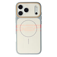 Accesorii GSM - Toc TPU+PC MagSafe Dual Layer: Toc TPU+PC MagSafe Dual Layer Apple iPhone 18 Pro Silver