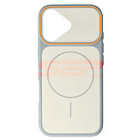 Accesorii GSM - Toc TPU+PC MagSafe Dual Layer: Toc TPU+PC MagSafe Dual Layer Apple iPhone 18 Silver